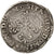 Coin, France, Franc au Col Plat, 1578, Nantes, VF(30-35), Silver, Sombart:4714