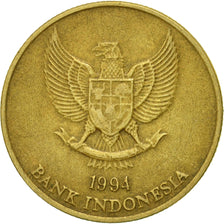 Münze, Indonesien, 50 Rupiah, 1994, SS, Aluminum-Bronze, KM:52