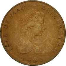 Coin, Isle of Man, Elizabeth II, Penny, 1980, Pobjoy Mint, EF(40-45), Bronze