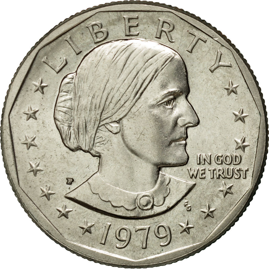 Coin, United States, Susan B. Anthony Dollar, Dollar, 1979, U.S. Mint