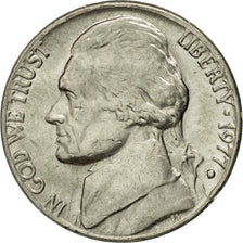 Monnaie, États-Unis, Jefferson Nickel, 5 Cents, 1977, U.S. Mint, Denver, SUP