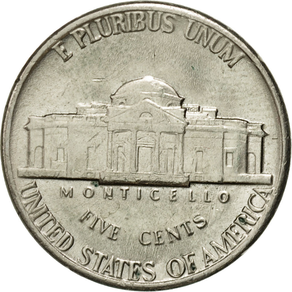 Monnaie, États-Unis, Jefferson Nickel, 5 Cents, 1977, U.S. Mint, Denver, SUP