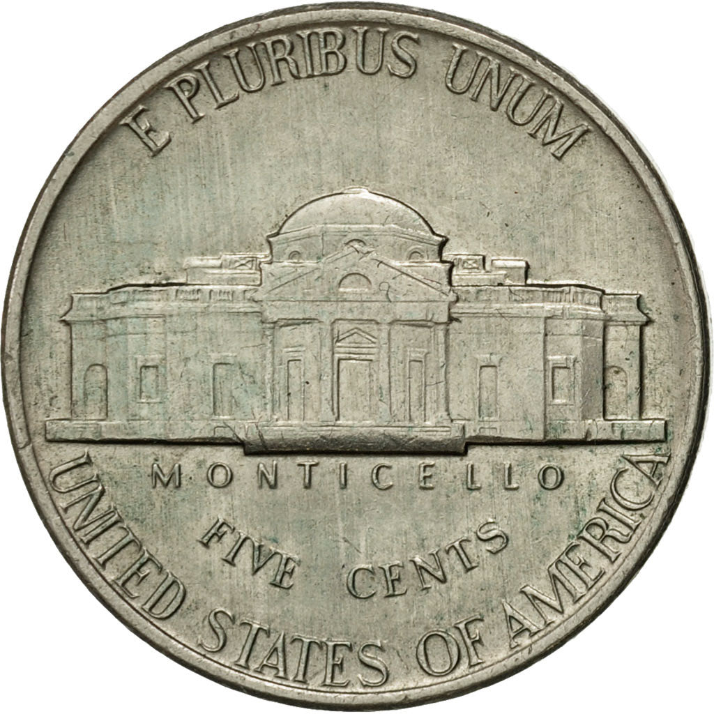 Coin, United States, Jefferson Nickel, 5 Cents, 1978, U.S. Mint, Philadelphia