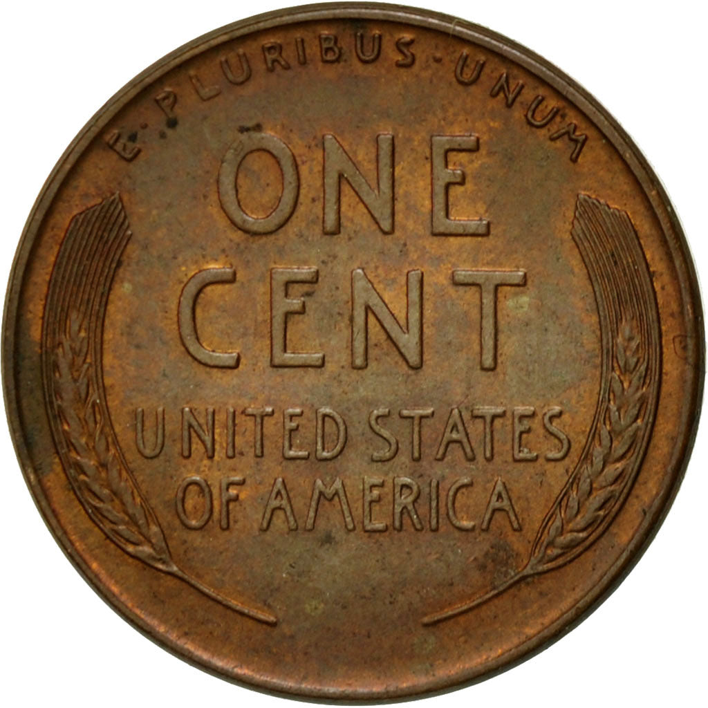 Coin, United States, Lincoln Cent, Cent, 1945, U.S. Mint, Denver, EF(40-45)
