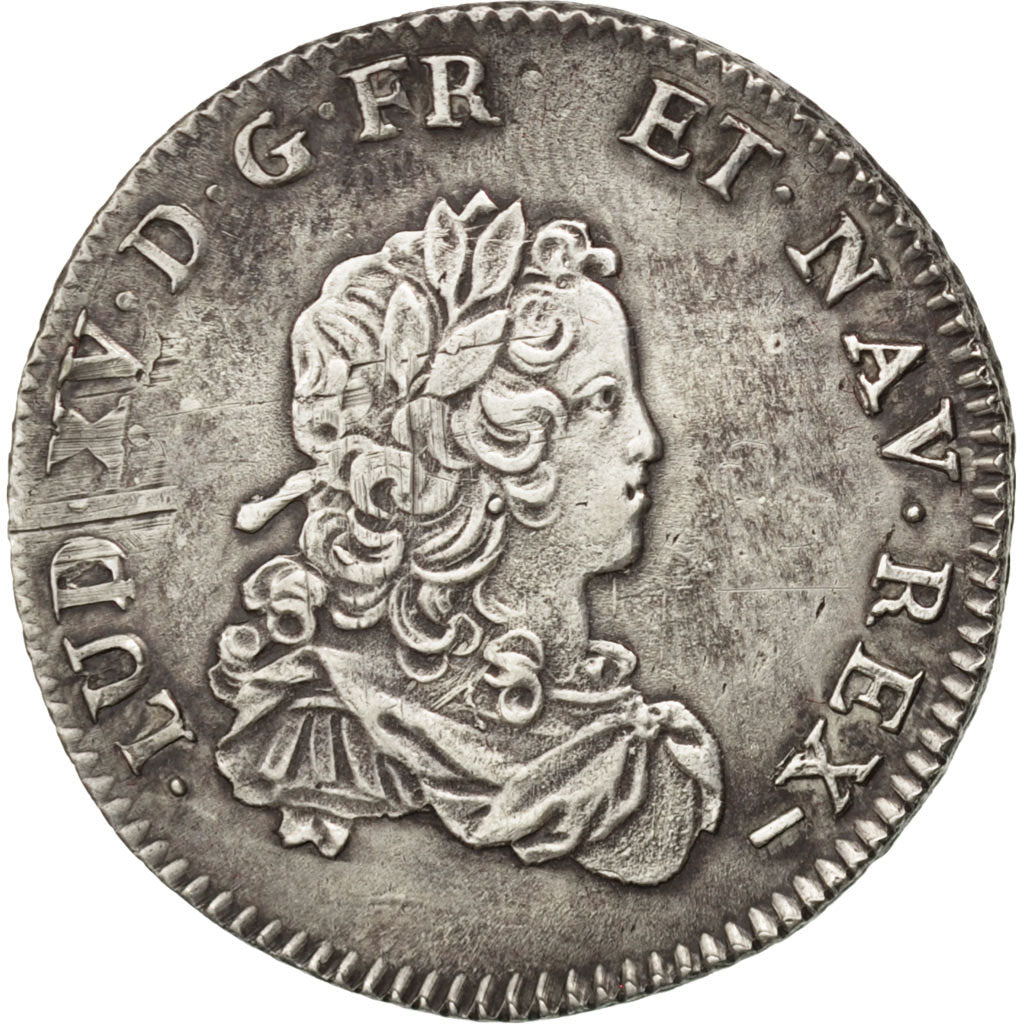 Coin, France, Louis XV, 1/3 Écu de France, 1/3 Ecu, 1721, Lille, AU(50-53)