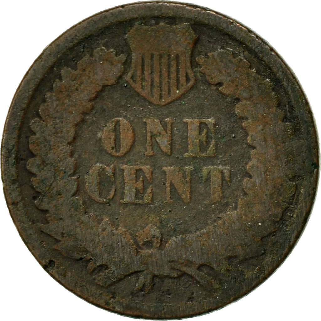 Coin, United States, Indian Head Cent, Cent, 1882, U.S. Mint, Philadelphia