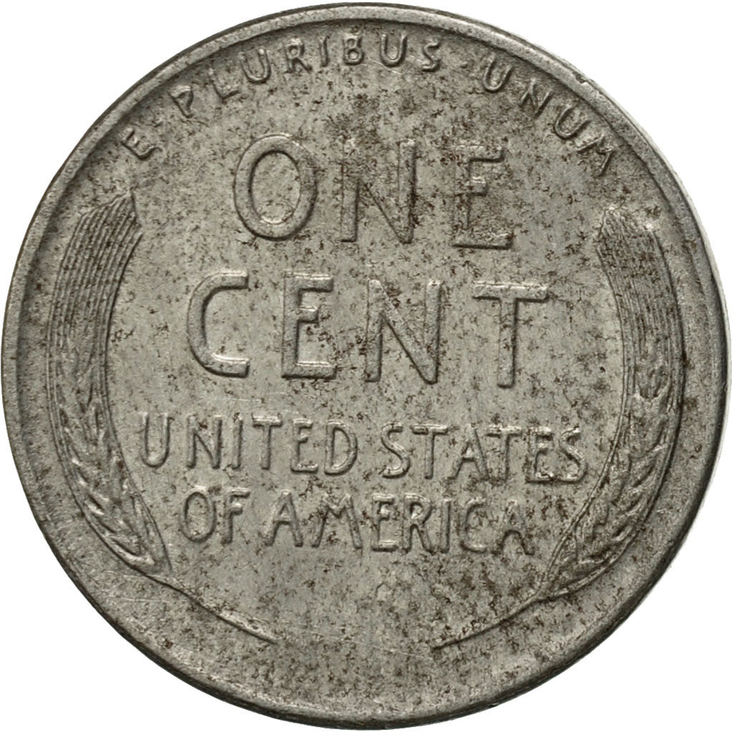 Coin, United States, Lincoln Cent, Cent, 1943, U.S. Mint, Philadelphia