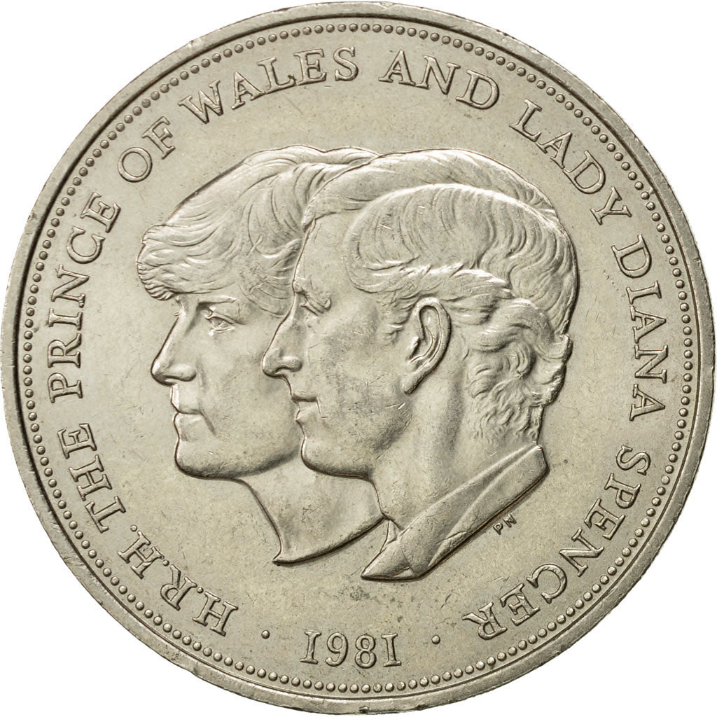 Coin, Great Britain, Elizabeth II, 25 New Pence, 1981, MS(63), Copper-nickel