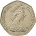 Coin, Great Britain, Elizabeth II, 50 New Pence, 1981, AU(50-53), Copper-nickel