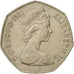 Monnaie, Grande-Bretagne, Elizabeth II, 50 New Pence, 1981, TTB+, Copper-nickel