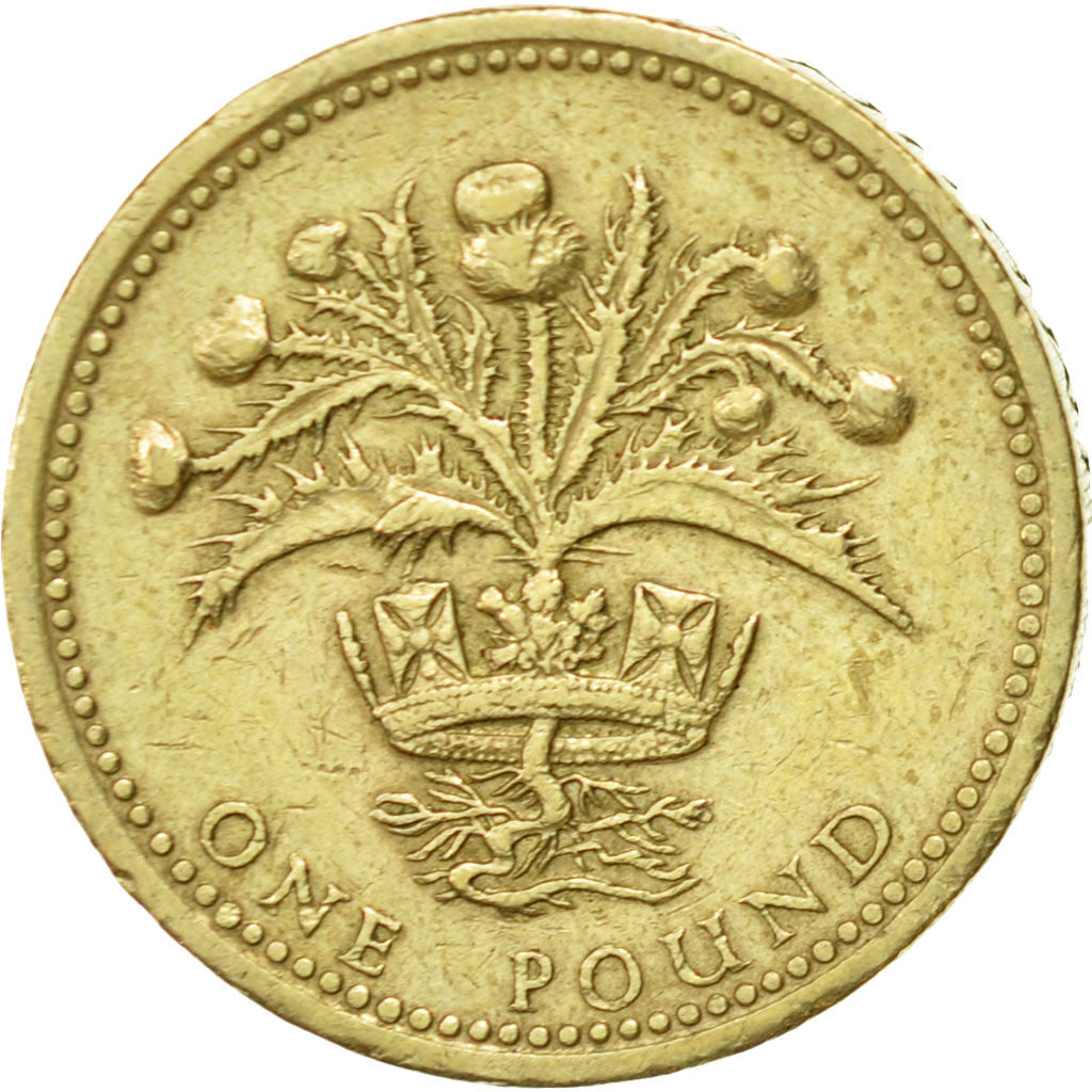 Coin, Great Britain, Elizabeth II, Pound, 1984, EF(40-45), Nickel-brass, KM:934
