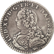 FRANCE, 1/10 Écu aux branches d'olivier, 12 Sols, 1/10 ECU, 1726, Paris, KM ...