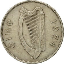 Coin, IRELAND REPUBLIC, Florin, 1954, EF(40-45), Copper-nickel, KM:15a