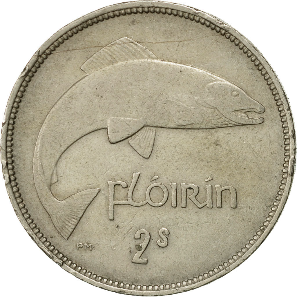 Coin, IRELAND REPUBLIC, Florin, 1954, EF(40-45), Copper-nickel, KM:15a