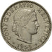 Coin, Switzerland, 20 Rappen, 1956, Bern, AU(50-53), Copper-nickel, KM:29a