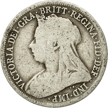 Coin, Great Britain, Victoria, Shilling, 1900, F(12-15), Silver, KM:780