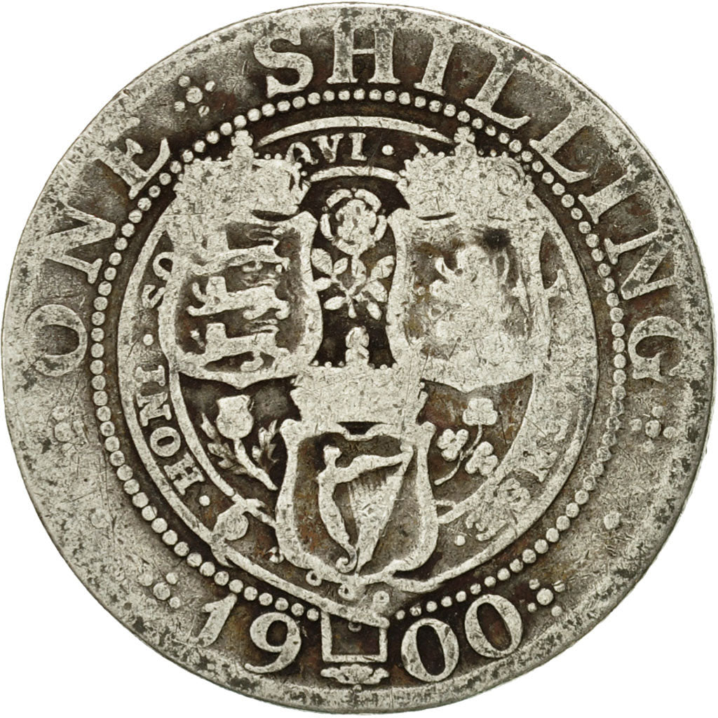 Coin, Great Britain, Victoria, Shilling, 1900, F(12-15), Silver, KM:780