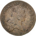 FRANCE, Sol au buste enfantin, Sol, 1719, Paris, KM #439.1, EF(40-45), Copper,..