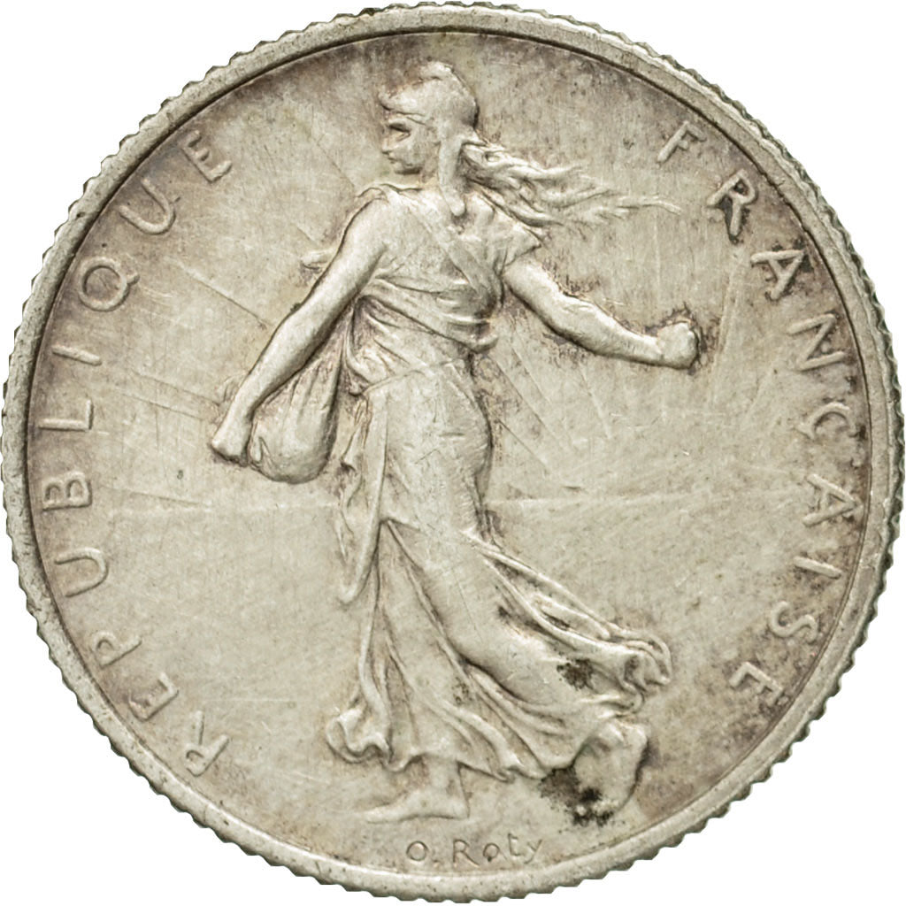 Monnaie, France, Semeuse, Franc, 1915, Paris, TTB, Argent, KM:844.1, Gadoury:467