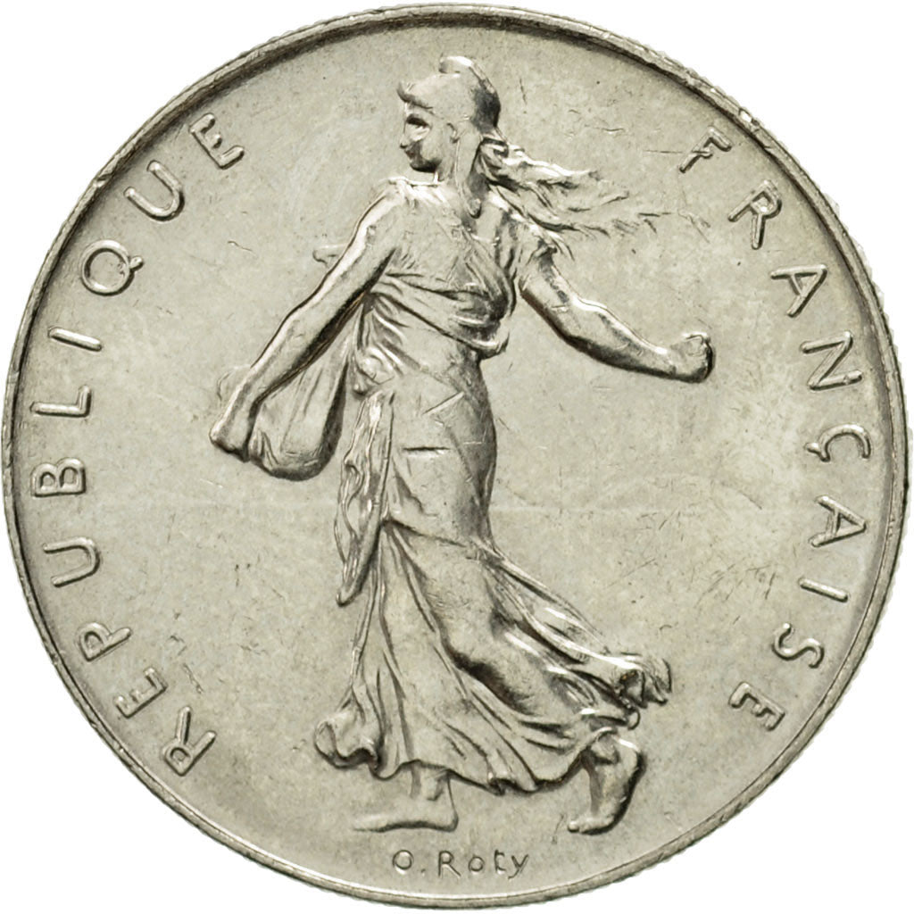 Moneda, Francia, Semeuse, Franc, 1977, Paris, EBC, Níquel, KM:925.1