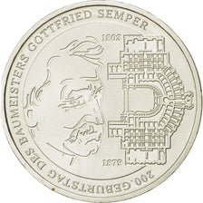 ALEMANIA - REPÚBLICA FEDERAL, 10 Euro, 2003, SC, Plata, KM:227