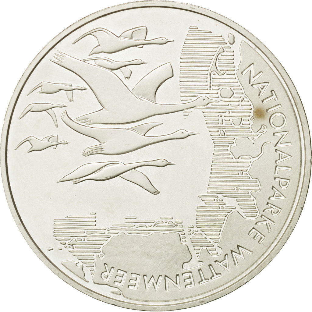 GERMANY - FEDERAL REPUBLIC, 10 Euro, 2004, MS(63), Silver, KM:232