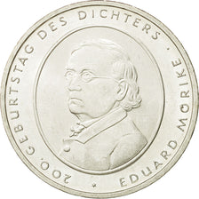GERMANY - FEDERAL REPUBLIC, 10 Euro, 2004, MS(63), Silver, KM:233