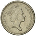 Coin, Great Britain, Elizabeth II, 5 Pence, 1990, AU(50-53), Copper-nickel