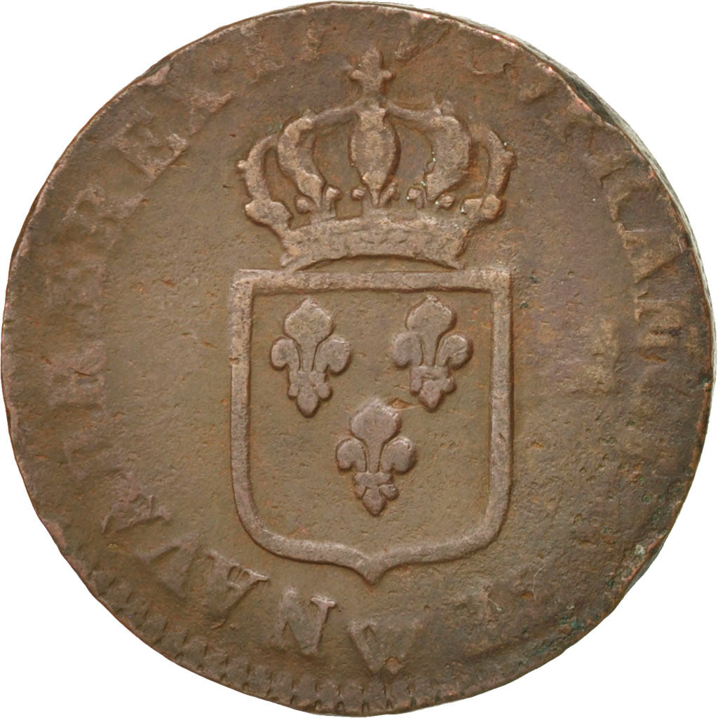 Münze, Frankreich, Louis XV, Sol à la vieille tête, Sol, 1770, Lille, S