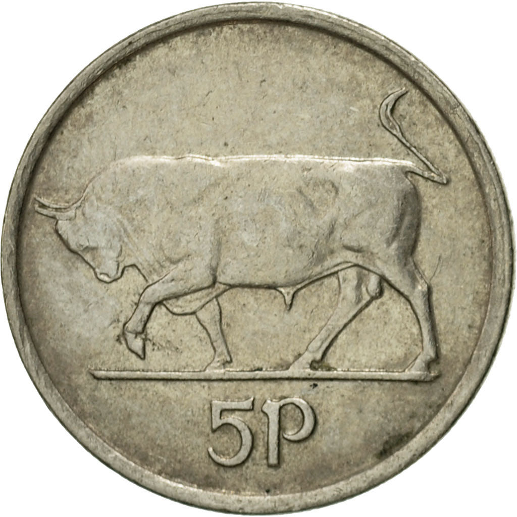 Coin, IRELAND REPUBLIC, 5 Pence, 1993, EF(40-45), Copper-nickel, KM:28