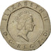 Coin, Great Britain, Elizabeth II, 20 Pence, 1990, AU(50-53), Copper-nickel