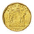Moneta, Sudafrica, 10 Cents, 1997, BB, Acciaio placcato in bronzo, KM:161
