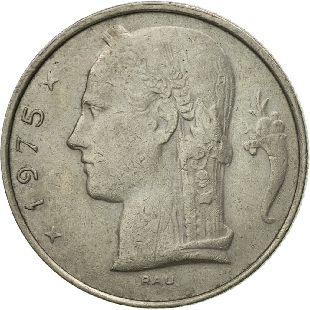 Monnaie, Belgique, 5 Francs, 5 Frank, 1975, TTB, Copper-nickel, KM:134.1