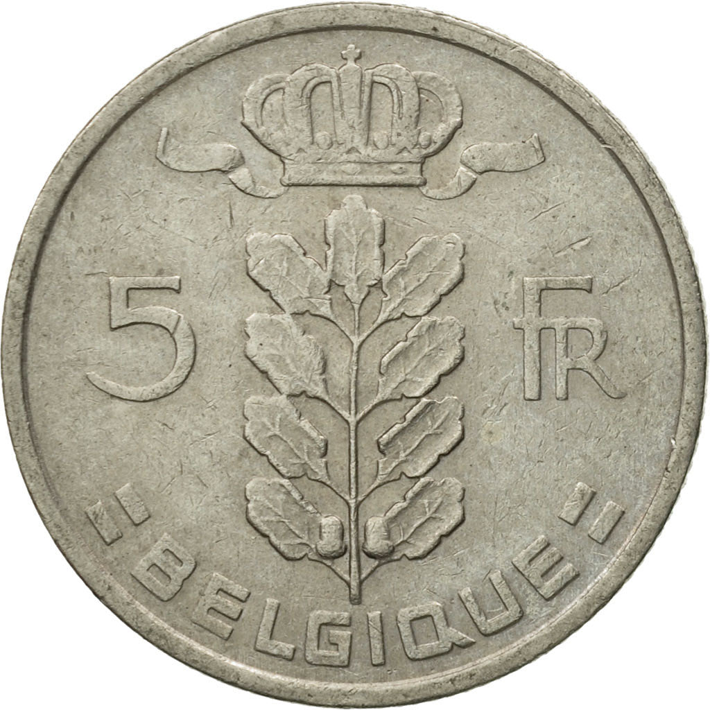 Monnaie, Belgique, 5 Francs, 5 Frank, 1975, TTB, Copper-nickel, KM:134.1