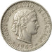 Coin, Switzerland, 20 Rappen, 1967, Bern, AU(50-53), Copper-nickel, KM:29a