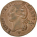 FRANCE, 1/2 Sol ou 1/2 sou, 1/2 Sol, 1785, Strasbourg, KM #586.4, EF(40-45),...