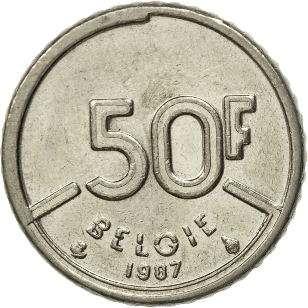 Monnaie, Belgique, Baudouin I, 50 Francs, 50 Frank, 1987, Bruxelles, Belgium