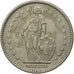 Coin, Switzerland, 2 Francs, 1968, Bern, AU(55-58), Copper-nickel, KM:21a.1