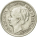 Coin, Netherlands, Wilhelmina I, 10 Cents, 1941, AU(55-58), Silver, KM:163
