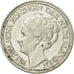 Coin, Netherlands, Wilhelmina I, 25 Cents, 1941, AU(55-58), Silver, KM:164