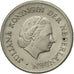 Moneta, Holandia, Juliana, 25 Cents, 1955, AU(50-53), Nikiel, KM:183