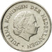Coin, Netherlands, Juliana, 25 Cents, 1972, AU(50-53), Nickel, KM:183
