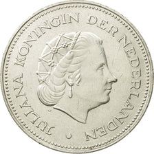 Coin, Netherlands, Juliana, 10 Gulden, 1970, MS(63), Silver, KM:195