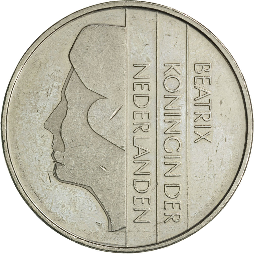 Moneta, Holandia, Beatrix, 2-1/2 Gulden, 1982, EF(40-45), Nikiel, KM:206