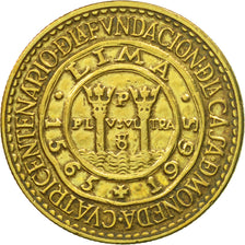 Coin, Peru, Sol, 1965, Lima, EF(40-45), Brass, KM:240