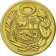 Moneda, Perú, Sol, 1962, Lima, MBC, Latón, KM:222