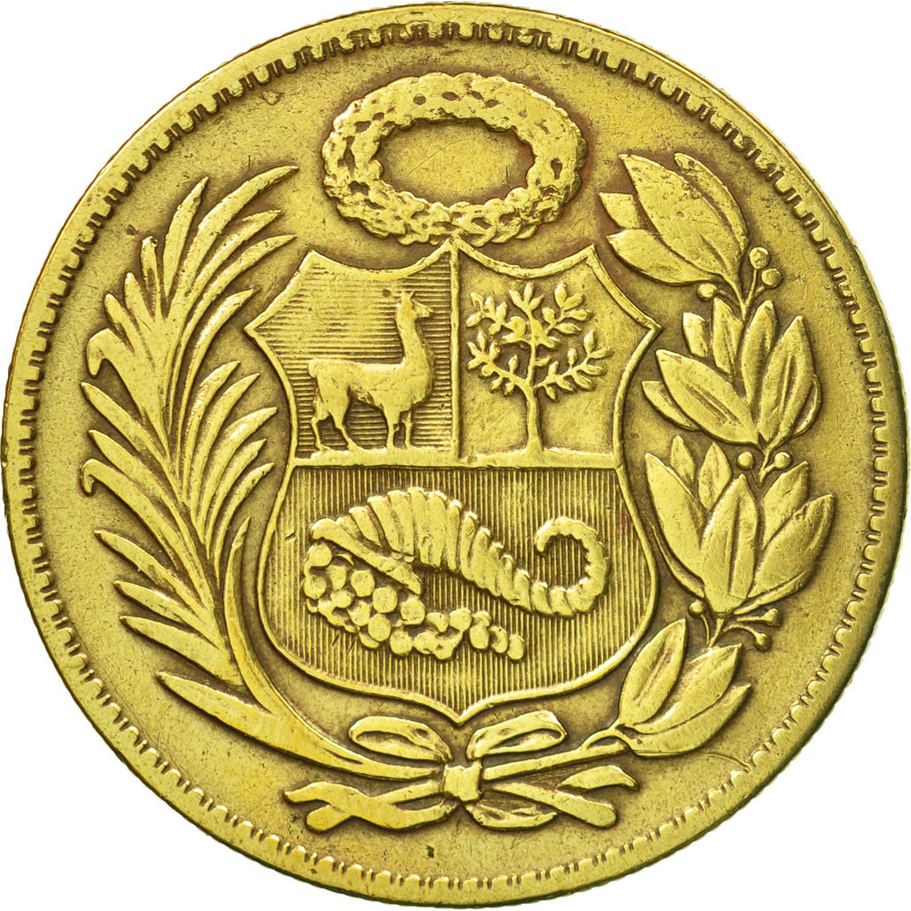 Monnaie, Pérou, Sol, 1957, Lima, TTB, Laiton, KM:222