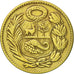Monnaie, Pérou, Sol, 1957, Lima, TTB, Laiton, KM:222