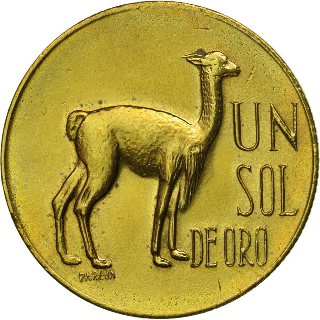 Coin, Peru, Sol, 1967, Lima, AU(55-58), Silver Plated Brass, KM:248a