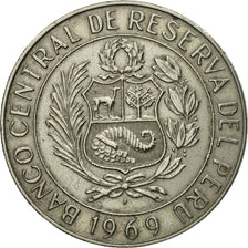 Coin, Peru, 5 Soles, 1969, Paris, AU(55-58), Copper-nickel, KM:252